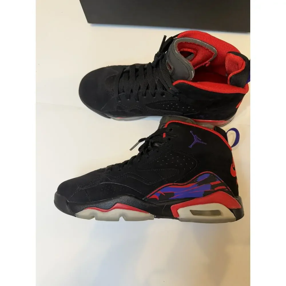 Nike Air Jordan Mvp Raptors Black-Red-Purple Sz 5.5 Teens/womens‎ 7.5